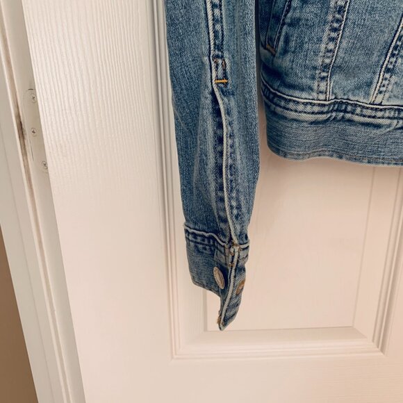 Ralph Lauren Collector Woman Jean Embroidered  Denim  Jacket Sz 8 - Picture 9 of 12